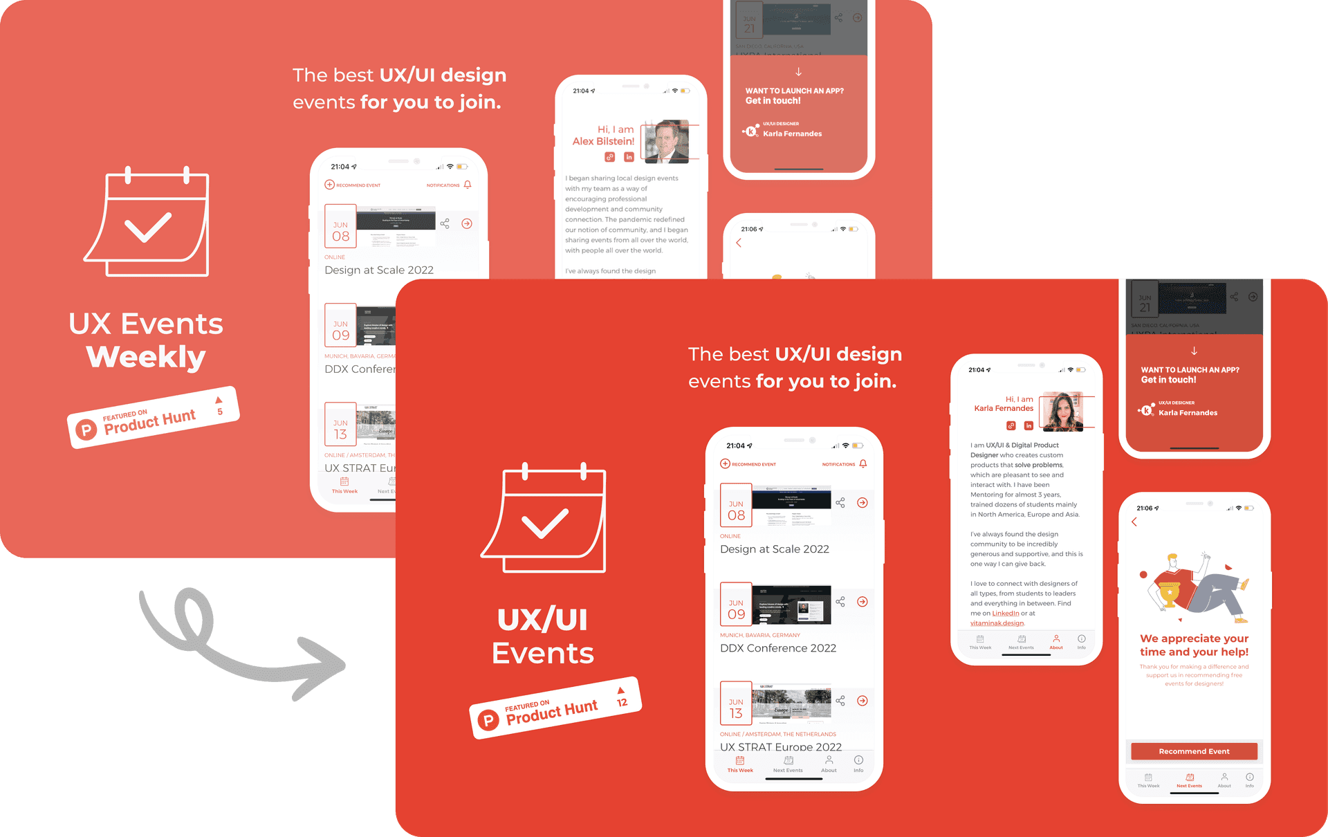 UX Events Weekly — the original app