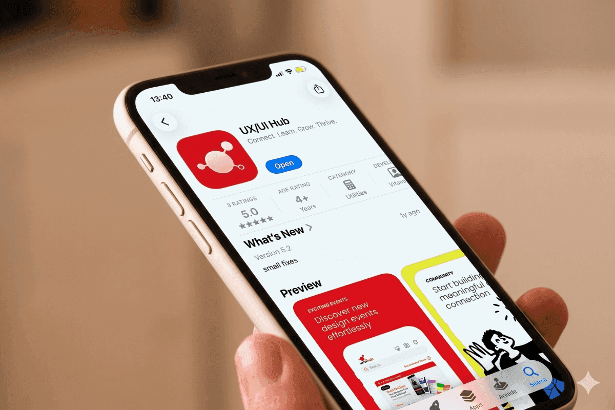UX/UI Hub iOS App
