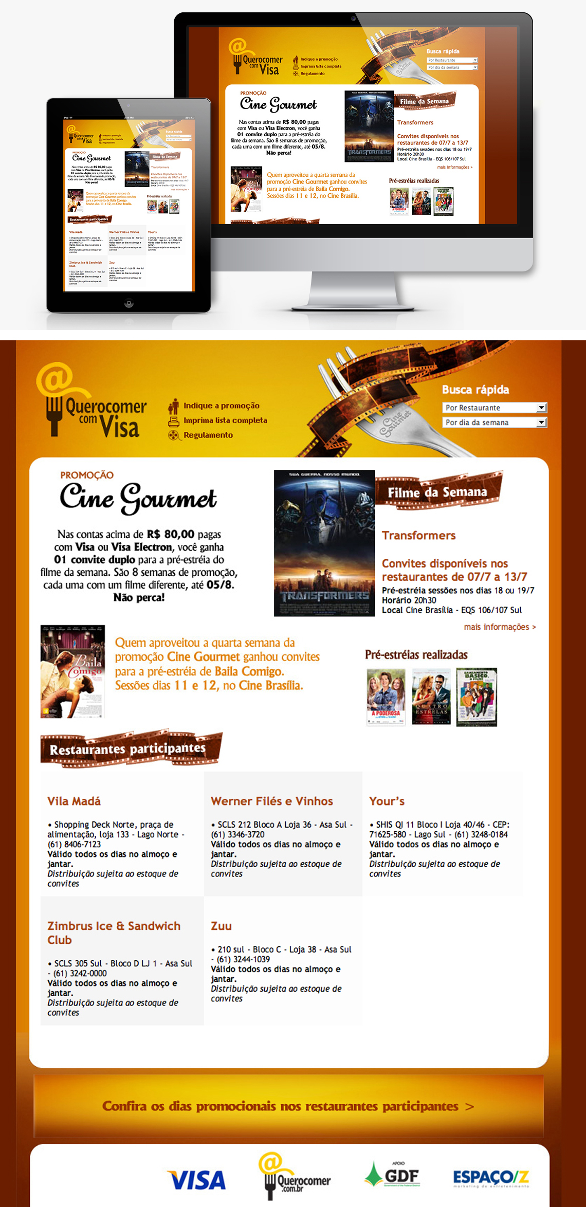 Visa Cine Gourmet